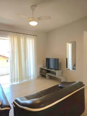 A planta de Residencial Atobá - A 240m da praia e mercado, com churrasqueira a carvão