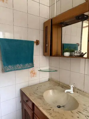 Uma casa de banho em Casa de temporada