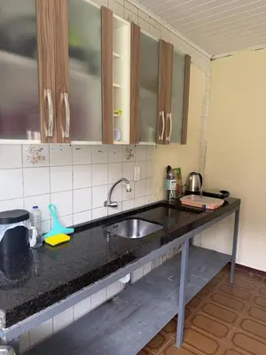 A cozinha ou kitchenette de Casa de temporada