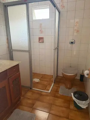 Uma casa de banho em Casa de temporada