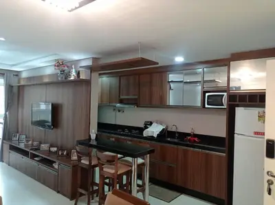 A cozinha ou kitchenette de Luciano da Silva