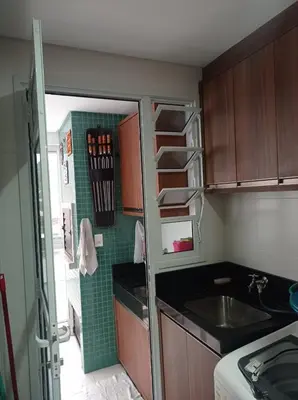 A cozinha ou kitchenette de Luciano da Silva