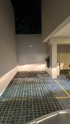 Uma área de estar em Apartamento Novo em Bombinhas pertinho do Mar