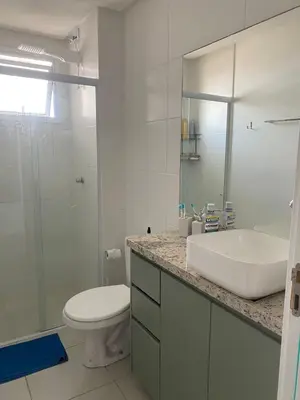 Uma casa de banho em Itapema Apartment - Casa Branca