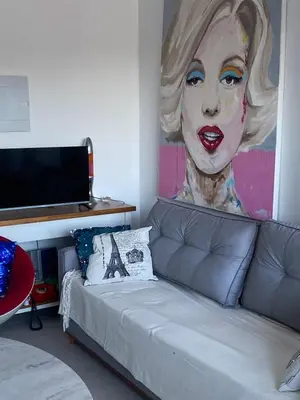 Uma cama ou camas num quarto em Itapema Apartment - Casa Branca