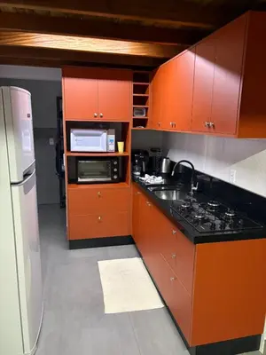 A cozinha ou kitchenette de Casa Geminada