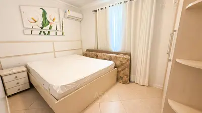 Uma cama ou camas num quarto em ASA | Cobertura Duplex Bello Mar | Piscina | 3QT
