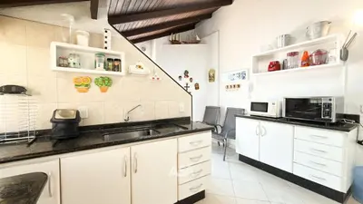 A cozinha ou kitchenette de ASA | Cobertura Duplex Bello Mar | Piscina | 3QT