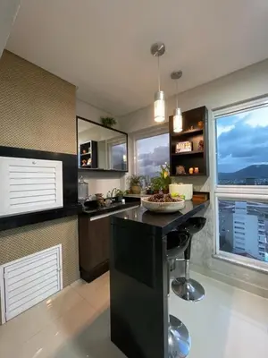 A cozinha ou kitchenette de Bela Vista em Itapema, Santa Catarina