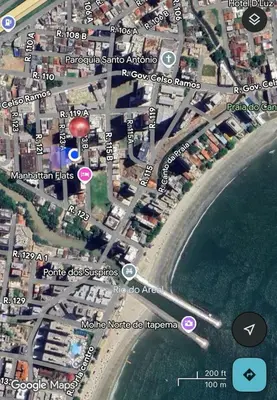 Uma vista do mar geral ou uma vista do mar a partir da casa de férias