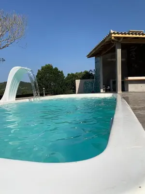 A piscina em ou perto de Praia de Palmas - Casa vista mar