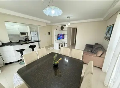 A cozinha ou kitchenette de Cobertura 3 suítes Praia de Bombas com vista