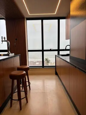 A cozinha ou kitchenette de Frente Mar hard Rock