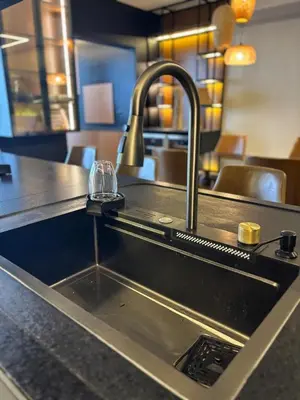A cozinha ou kitchenette de Frente Mar hard Rock
