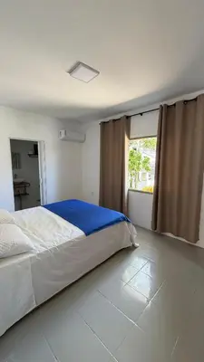Uma cama ou camas num quarto em Casas do Canto - Casa Mar