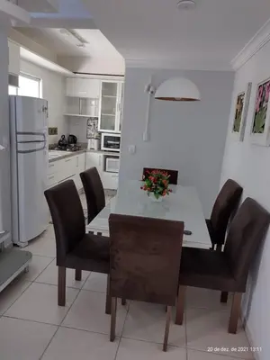 A cozinha ou kitchenette de duplex vista mar Mariscal 4 dormitórios