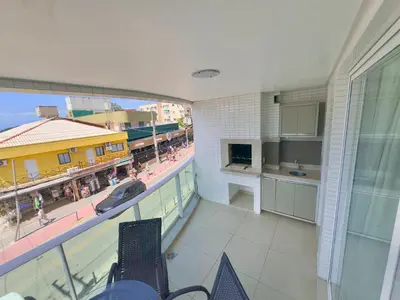 Uma varanda ou terraço em Excelente Apto no condomínio Boulevard