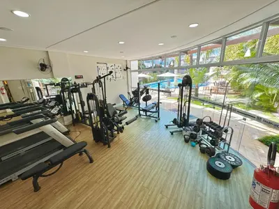 O centro de fitness e/ou as comodidades de fitness de Excelente Apto no condomínio Boulevard