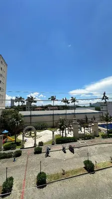 O edifício onde o apartamento está situado