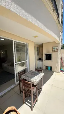 Uma varanda ou terraço em 02 Dorm. Com Churrasqueira