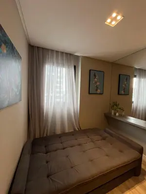 Uma cama ou camas num quarto em Apartamento Infinity Tower flat