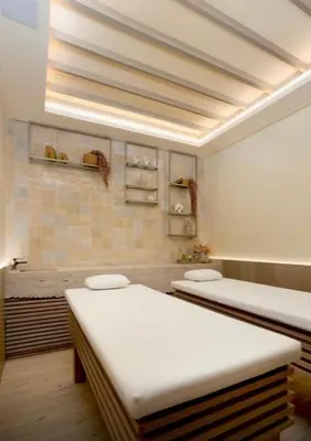 Uma cama ou camas num quarto em Apartamento Infinity Tower flat