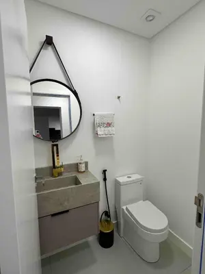 Uma casa de banho em Apartamento amplo com Churrasqueira próximo ao Hard Rock Café