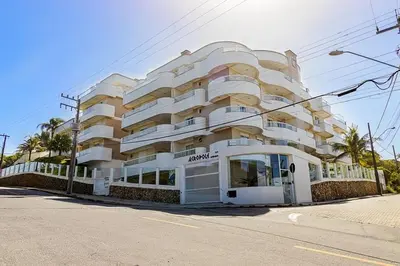 O edifício onde o apartamento está situado