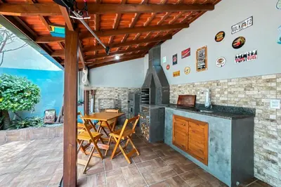 A planta de Casa RenaPaty - Praia de Palmas