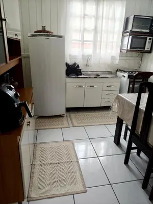 A cozinha ou kitchenette de Calheiros Beach house