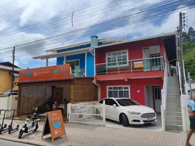 O edifício onde a casa de férias está situado
