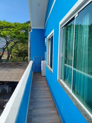 Uma varanda ou terraço em Casa com a melhor vista, pé na areia