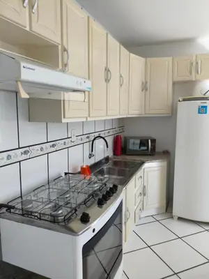 A cozinha ou kitchenette de Casa com a melhor vista, pé na areia