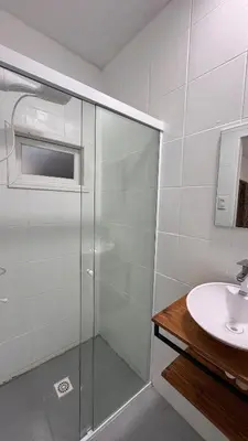 Uma casa de banho em Casas do Canto- Casa Mata