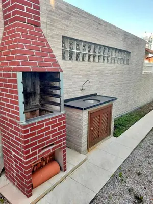O edifício onde a casa de férias está situado