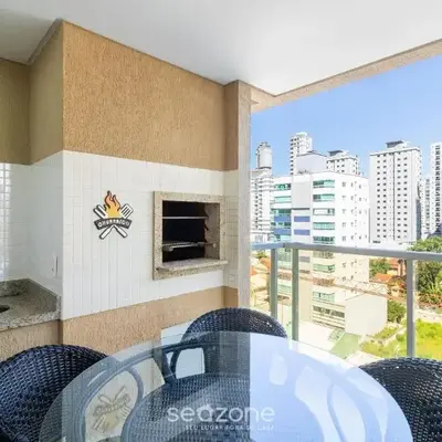 Apto 2 suítes e Churrasq. a 550m da Praia EBF0702