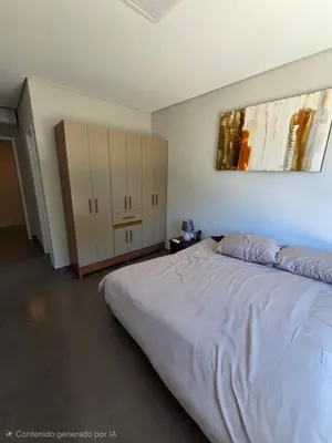 Uma cama ou camas num quarto em Duplex