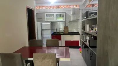 A cozinha ou kitchenette de Linda casa de praia em Bombinhas