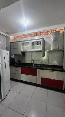 A cozinha ou kitchenette de Linda casa de praia em Bombinhas