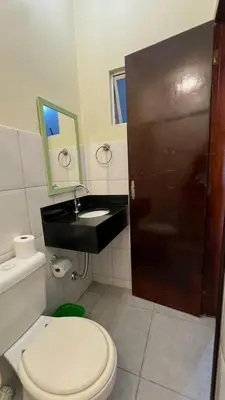 Uma casa de banho em Linda casa de praia em Bombinhas