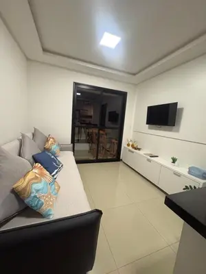 Uma televisão e/ou sistema de entretenimento em Apê Ásia