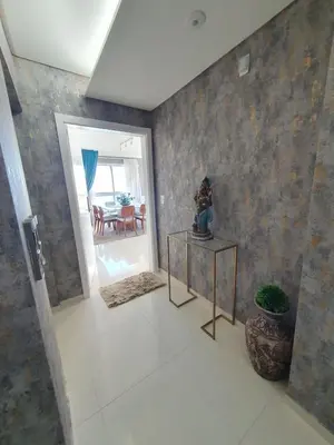A planta de 4 suítes com vista mar na Meia Praia