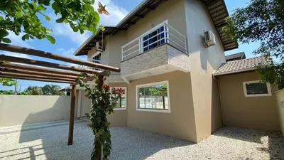 O edifício onde a casa de férias está situado