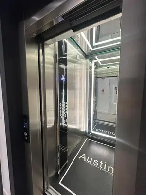 A planta de Edificio AUSTIN 179, 1 quarto 1 suite, garagem, wifi, Ar, churrasqueira, 600m da praia, 17 andar