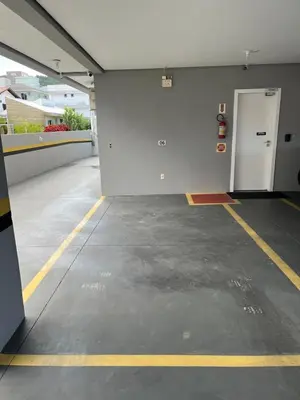 A planta de Apartamento 500 metros da praia de Palmas