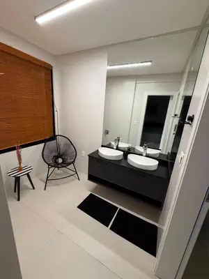 Uma cama ou camas num quarto em Itapema Vista Mar