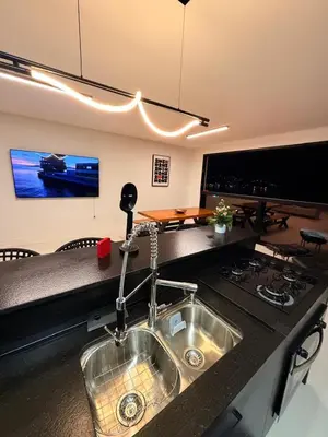 A cozinha ou kitchenette de Itapema Vista Mar