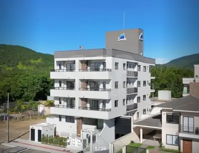 O edifício onde o apartamento está situado
