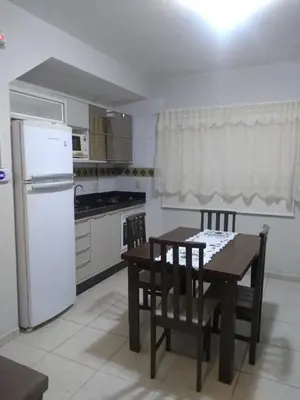 A cozinha ou kitchenette de Apto térreo com um dormitório