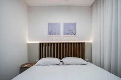 Uma cama ou camas num quarto em Lindo Apartamento Condomínio com Piscina
